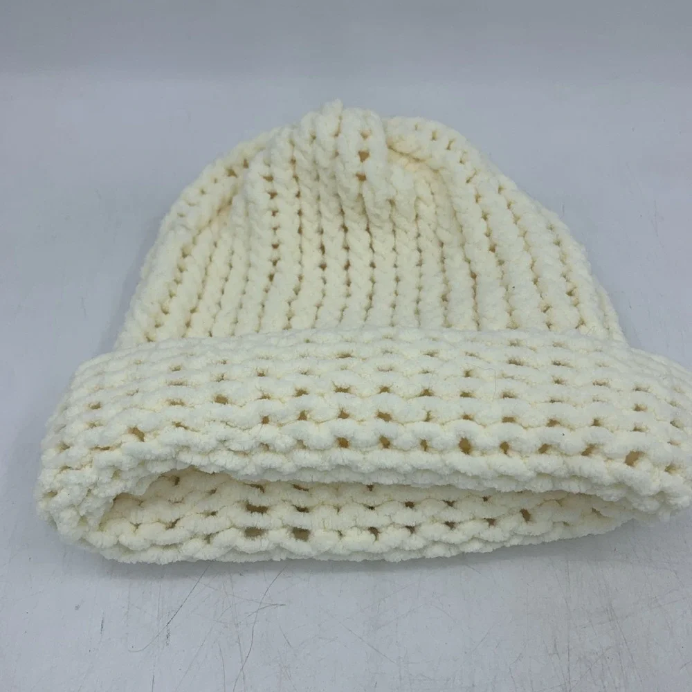 Handmade Chunky Knitted Beanie Stocking‎ Cap Hat Warm Winter Toboggan Slouchy